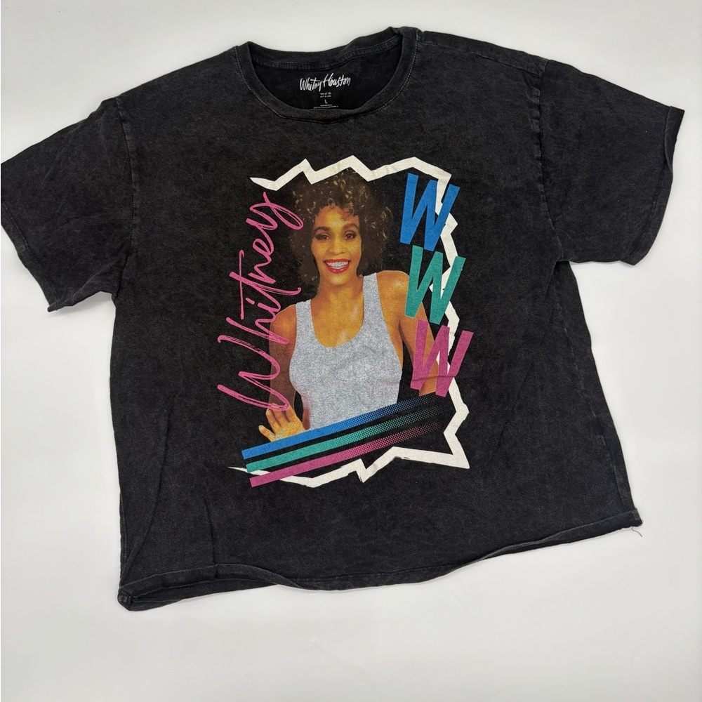 Whitney Graphic Black T-Shirt